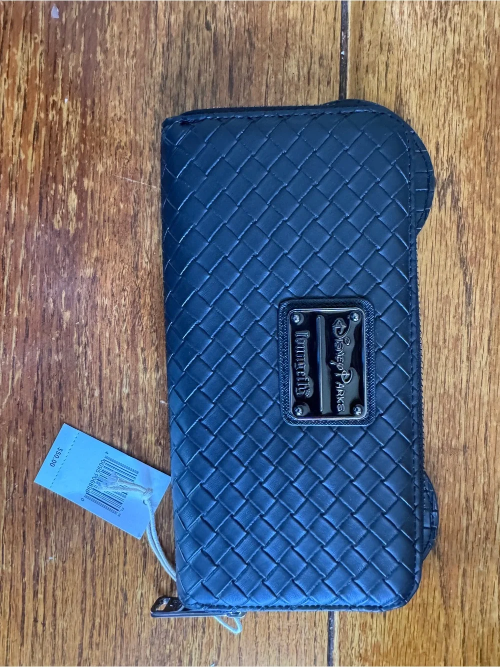 Loungefly Black Fireworks Mini Backpack w/Matching Wallet 100th year celebration